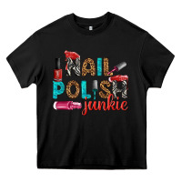 Black nail polish junkie bbs Heavy Core Tee - BundleAndBundleShop