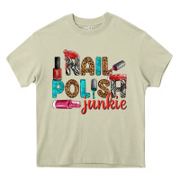 Mossy nail polish junkie bbs Heavy Core Tee - BundleAndBundleShop