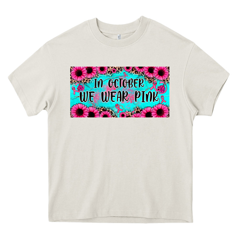 In October We Wear Pink Heavy Core Tee by JahusDesignShop | Teevron