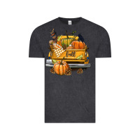 Vintage Black Fall Truck Vintage Tee - texasbilliewilder
