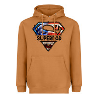 Meerkat American Superdad Heavyweight Hoodie - LillyAllenDesigns