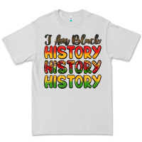 Dove Grey i am black history Premium Tee - LillyAllenDesigns