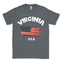 Charcoal Heather VIRGINIA U.S.A Classic Tee - Bettercallsaul