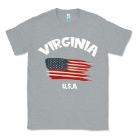 Heather Grey VIRGINIA U.S.A Classic Tee - Bettercallsaul