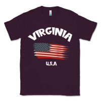 Plum VIRGINIA U.S.A Classic Tee - Bettercallsaul