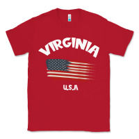 Red VIRGINIA U.S.A Classic Tee - Bettercallsaul