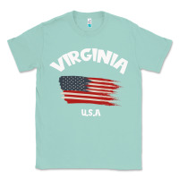 Seafoam VIRGINIA U.S.A Classic Tee - Bettercallsaul