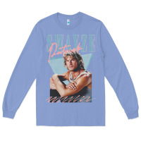 Colony Blue patrick swayze 90s styled retro graphic design gift Long Sleeve Tee - lanVoArt