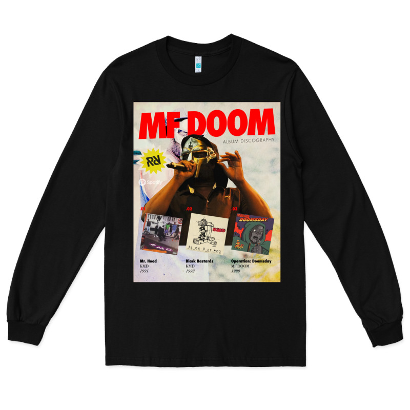 Dooms~mf Album Discography Long Sleeve Tee by lanVoArt | Teevron