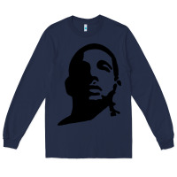Navy d.r.a.k.e Long Sleeve Tee - lanVoArt