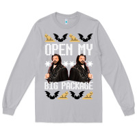 Moon Dust what we do in the shadows christmas sweater design—open my big packa Long Sleeve Tee - lanVoArt