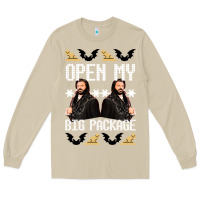 Mushroom what we do in the shadows christmas sweater design—open my big packa Long Sleeve Tee - lanVoArt
