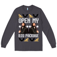 Smoke what we do in the shadows christmas sweater design—open my big packa Long Sleeve Tee - lanVoArt
