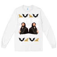 White what we do in the shadows christmas sweater design—open my big packa Long Sleeve Tee - lanVoArt