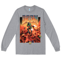 Heather Grey doom 1993 poster pc fps Long Sleeve Tee - lanVoArt