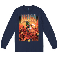 Navy doom 1993 poster pc fps Long Sleeve Tee - lanVoArt