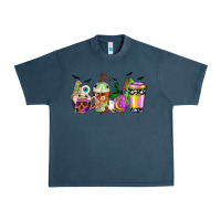 Midnight Navy Halloween coffee cups Urban Heavy Tee - NancyCooperArtShop