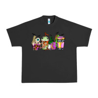 Pigment Black Halloween coffee cups Urban Heavy Tee - NancyCooperArtShop