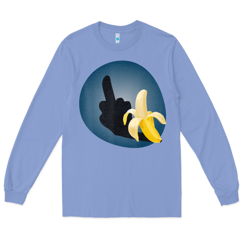 Dirty Joke Halloween Costume Joke Middle Finger Banana Long Sleeve Tee by lanVoArt | Teevron