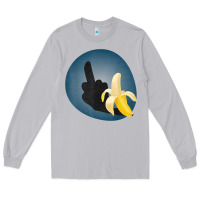 Moon Dust Dirty Joke Halloween Costume Joke Middle Finger Banana Long Sleeve Tee - lanVoArt