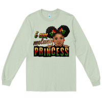 Matcha i am melanin princess black peekaboo Long Sleeve Tee - CowGirlArtShop