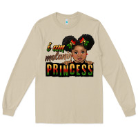 Mushroom i am melanin princess black peekaboo Long Sleeve Tee - CowGirlArtShop