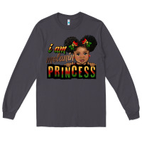 Smoke i am melanin princess black peekaboo Long Sleeve Tee - CowGirlArtShop