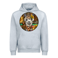 Heather Grey western alpaca Urban Hoodie - BarkalooDesign