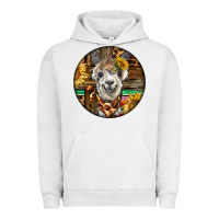 Pigment Lunar Rock western alpaca Urban Hoodie - BarkalooDesign