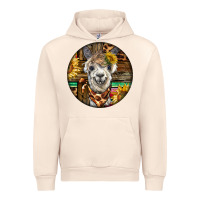 Sandshell western alpaca Urban Hoodie - BarkalooDesign