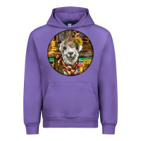 Tulip western alpaca Urban Hoodie - BarkalooDesign