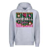 Heather Grey baseball sister tumbler Premium Hoodie - BundleAndBundleShop