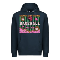 Navy baseball sister tumbler Premium Hoodie - BundleAndBundleShop