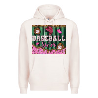 Pale Pink baseball sister tumbler Premium Hoodie - BundleAndBundleShop
