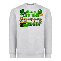 Let The Shenanigans Begin St. Patricks Day Heavyweight Sweatshirt | Teevron