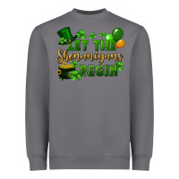 Storm Let the shenanigans begin St. Patricks Day Heavyweight Sweatshirt - FaDigitalArtStudio