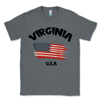 Charcoal Heather VIRGINIA U.S.A Classic Tee - Bettercallsaul