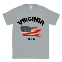 Heather Grey VIRGINIA U.S.A Classic Tee - Bettercallsaul