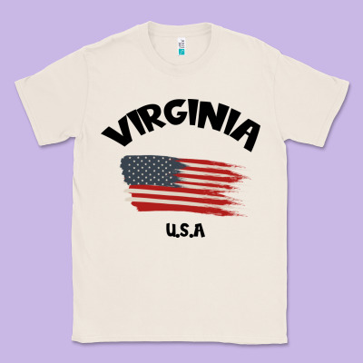 Virginia U.s.a Classic Tee Designed By Bettercallsaul