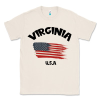 Natural VIRGINIA U.S.A Classic Tee - Bettercallsaul
