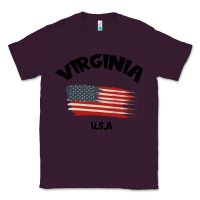 Plum VIRGINIA U.S.A Classic Tee - Bettercallsaul