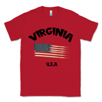 Red VIRGINIA U.S.A Classic Tee - Bettercallsaul