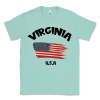 Seafoam VIRGINIA U.S.A Classic Tee - Bettercallsaul