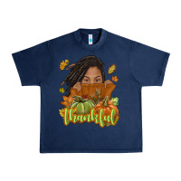Thankful Fall With Black Girl Urban Heavy Tee | Teevron
