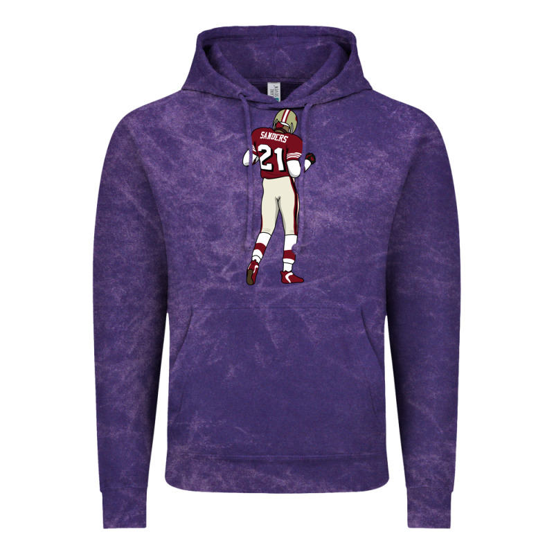 Deion Sanders 32 Vintage Hoodie by lanVoArt | Teevron