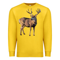 Lemon Mule Buck Deer Premium Sweatshirt - LillyAllenDesigns