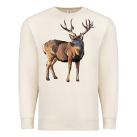 Sandshell Mule Buck Deer Premium Sweatshirt - LillyAllenDesigns