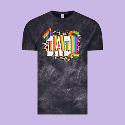 Dad Pride Vintage Tee Designed By Nancycooperartshop