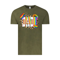 Vintage Olive Dad Pride Vintage Tee - NancyCooperArtShop