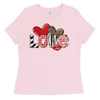 Bubblegum Pink love Ladies Tee - LillyAllenDesigns